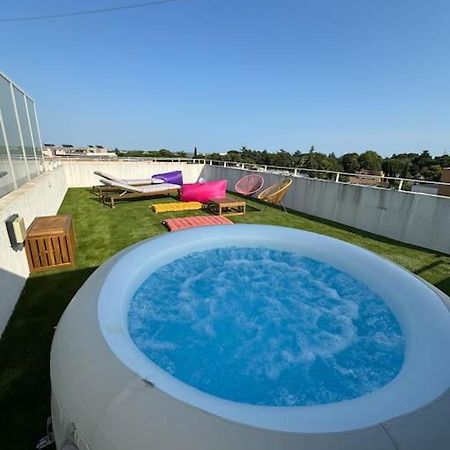 Luxueux 5 Pc, Jacuzzi, Rooftop, Terrasse, Clim Montpellier Exterior photo